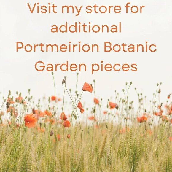 Portmeirion Botanic Garden Melamine 6" Round Tea Tile Trivet Dog Rose Flower Bee - Picture 10 of 10